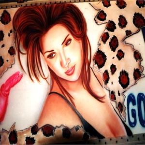 Shania Twain Truck III Murals Cincinnati Makeup Artist Jodi Byrne